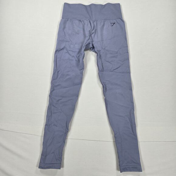 Gymshark Mid‎ Rise Seamless Athletic Leggings in Purple Women's Size Small - Picture 1 of 6